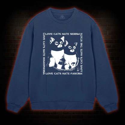 Love Cats Sweatshirt