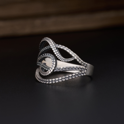 011 Sterling Silver Band Ring