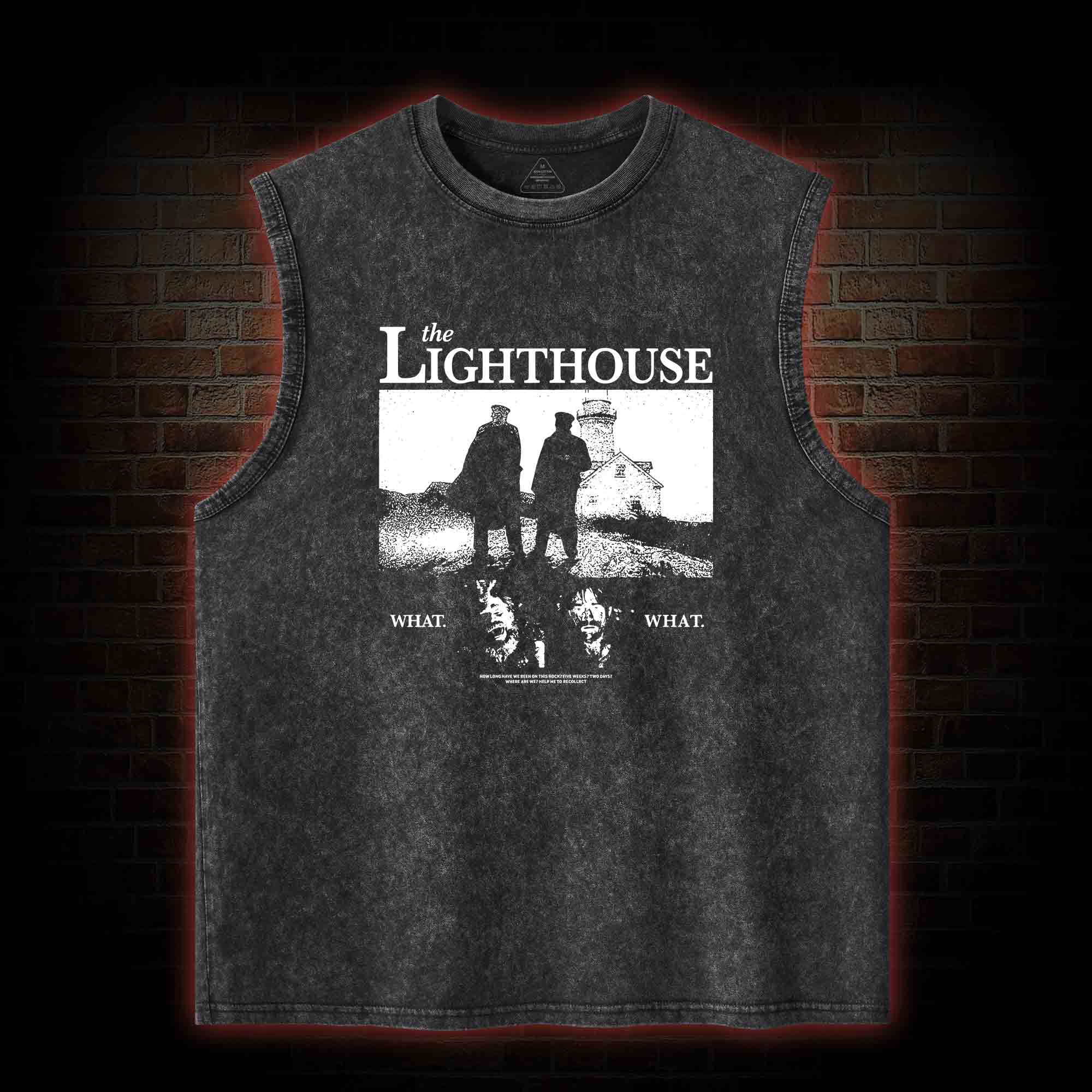 The Lighthouse Vintage Washed Tank Top
