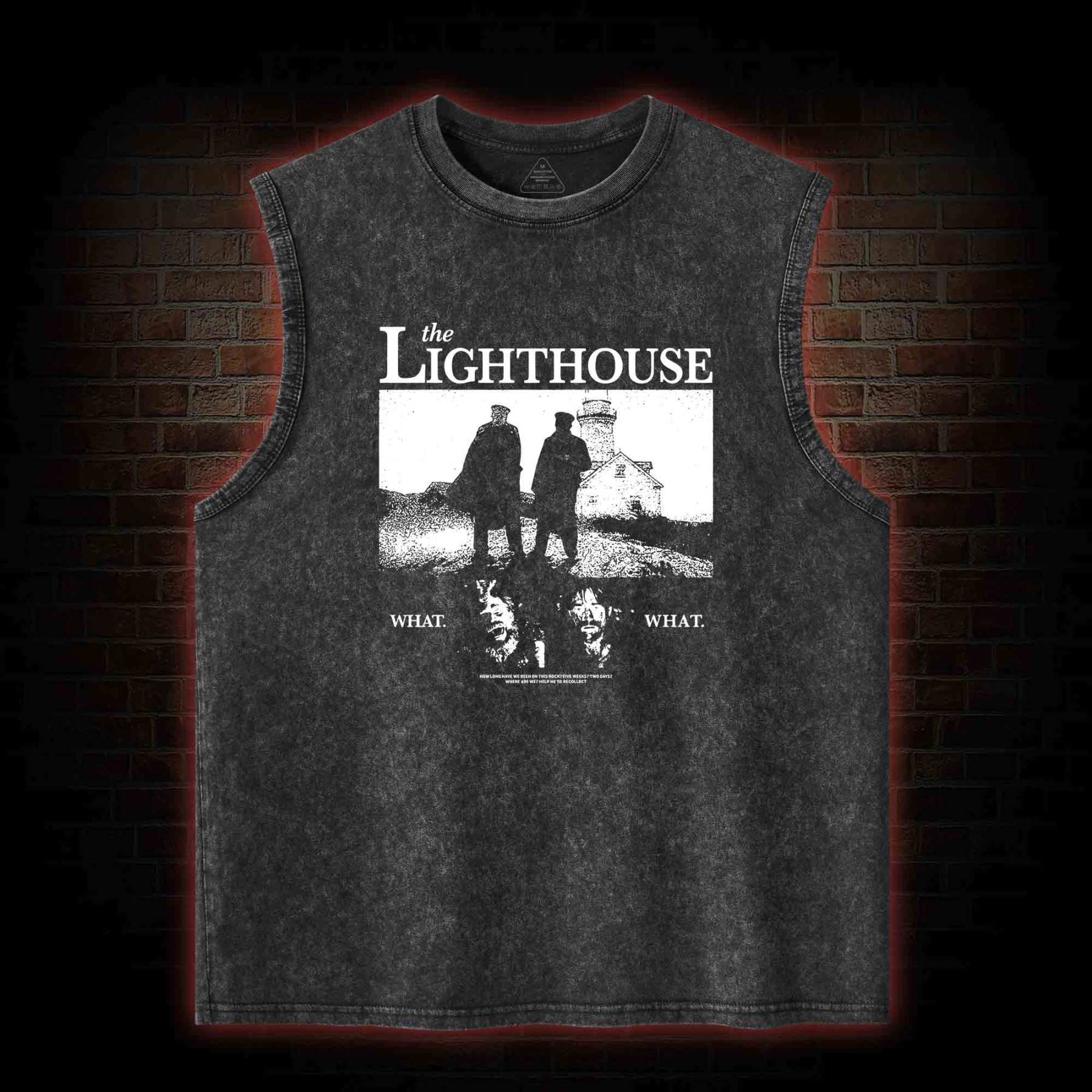 The Lighthouse Vintage Washed Tank Top