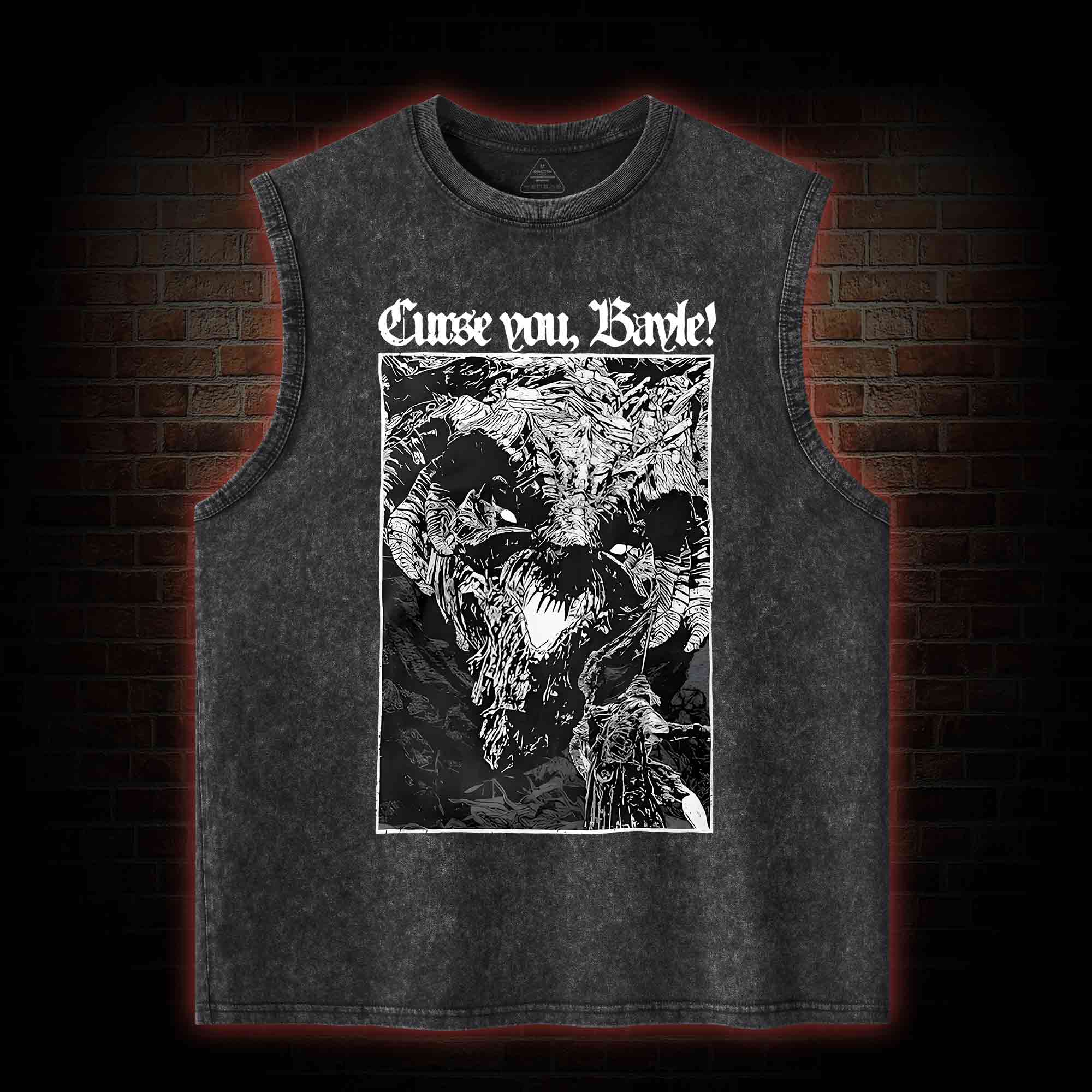 Curse You Bayle! Washed Tank Top