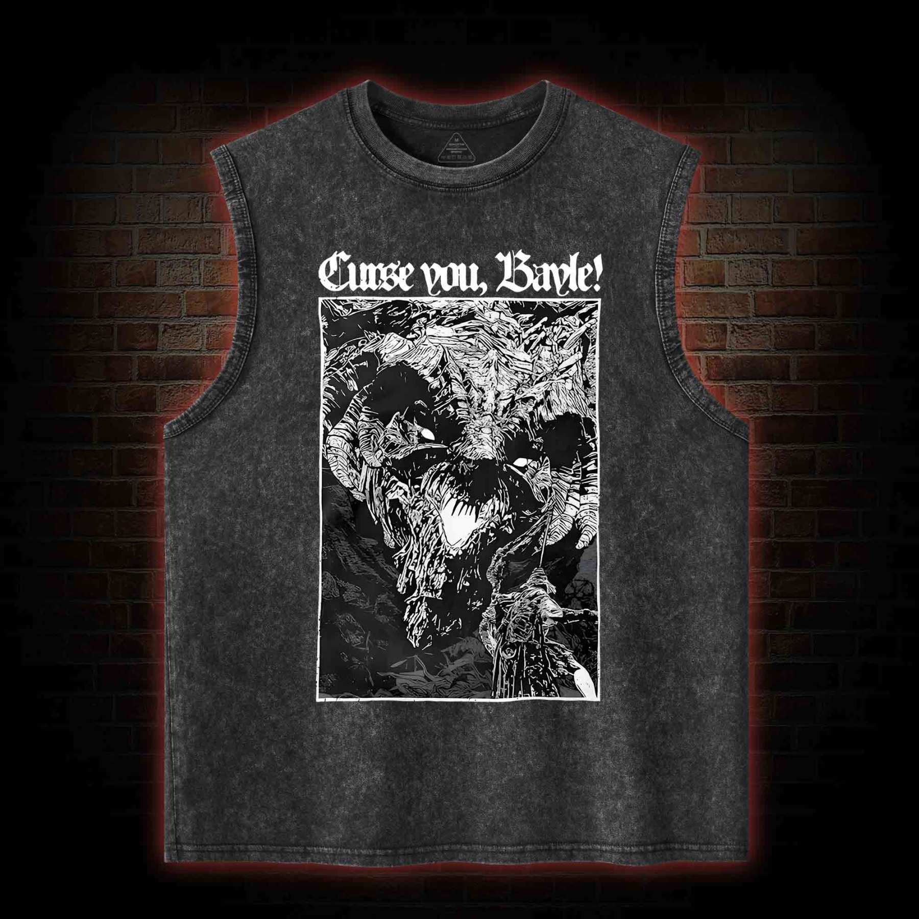 Curse You Bayle! Washed Tank Top