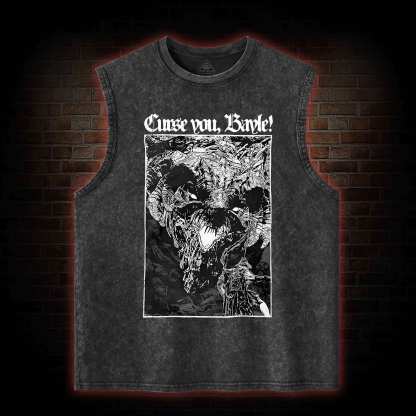 Curse You Bayle! Washed Tank Top