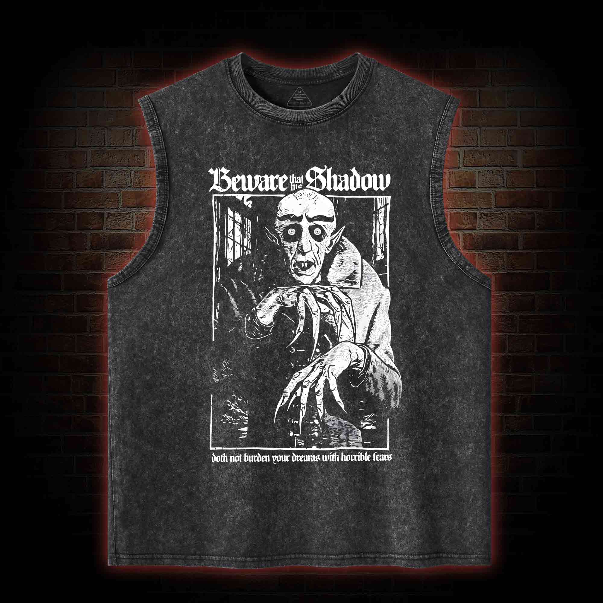 Nosferatu Washed Tank Top