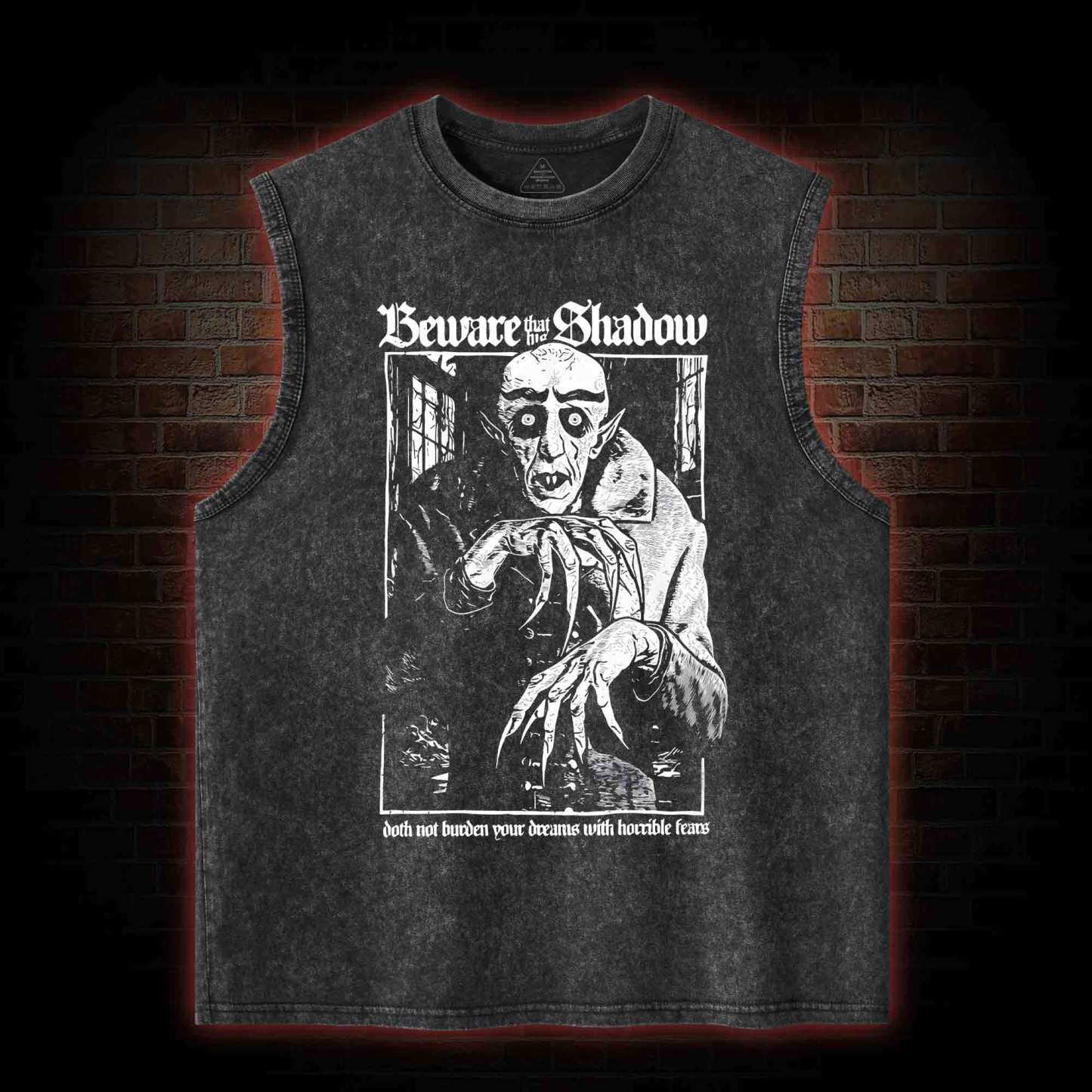 Nosferatu Washed Tank Top