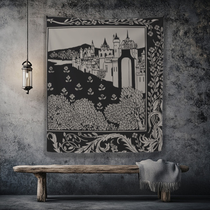 Medieval Castle Tapestry