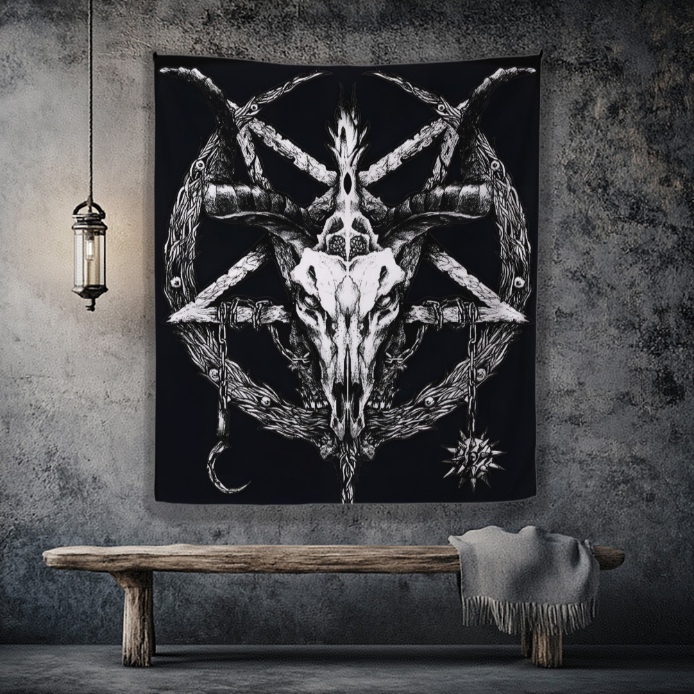 Baphomet Occult Tapestry