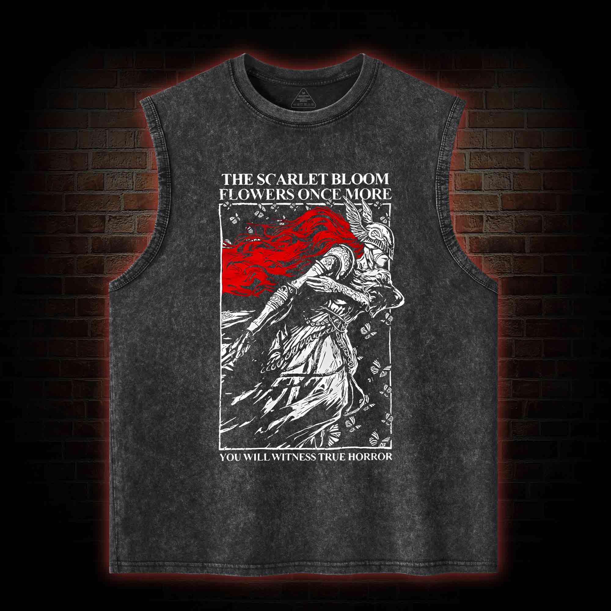 The Scarlet Flowers Washed Tank Top