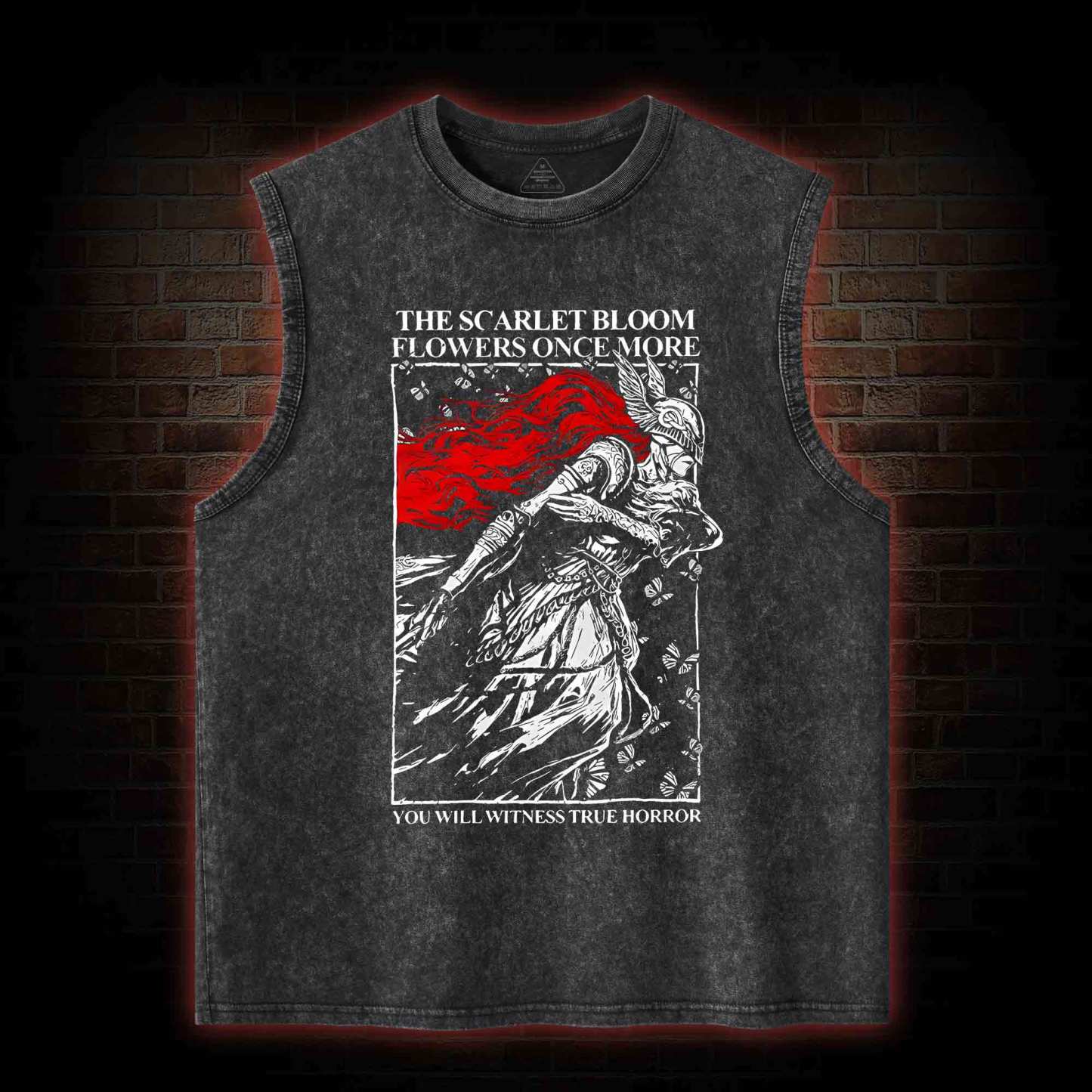 The Scarlet Flowers Washed Tank Top
