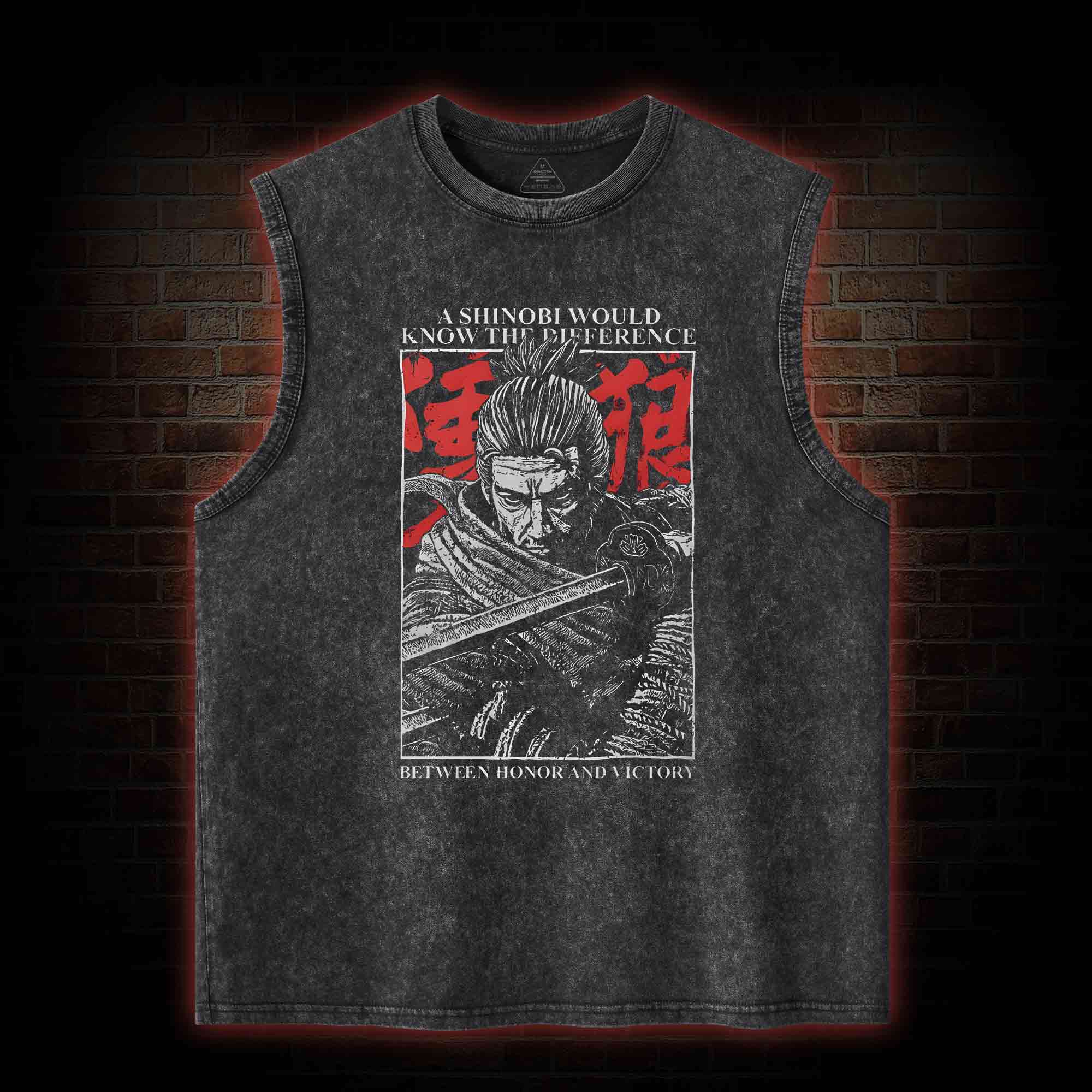 A Shinobi Would Know Washed Tank Top