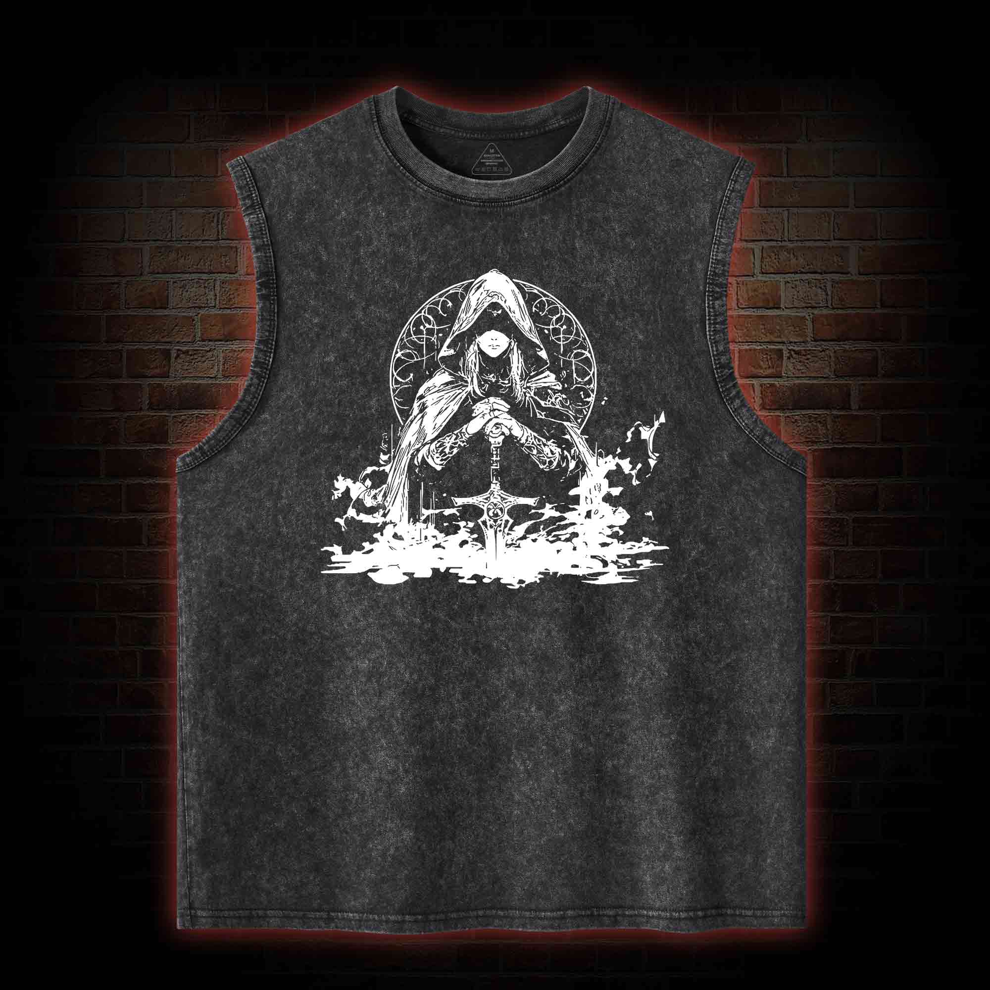 Finger Maiden Washed Tank Top