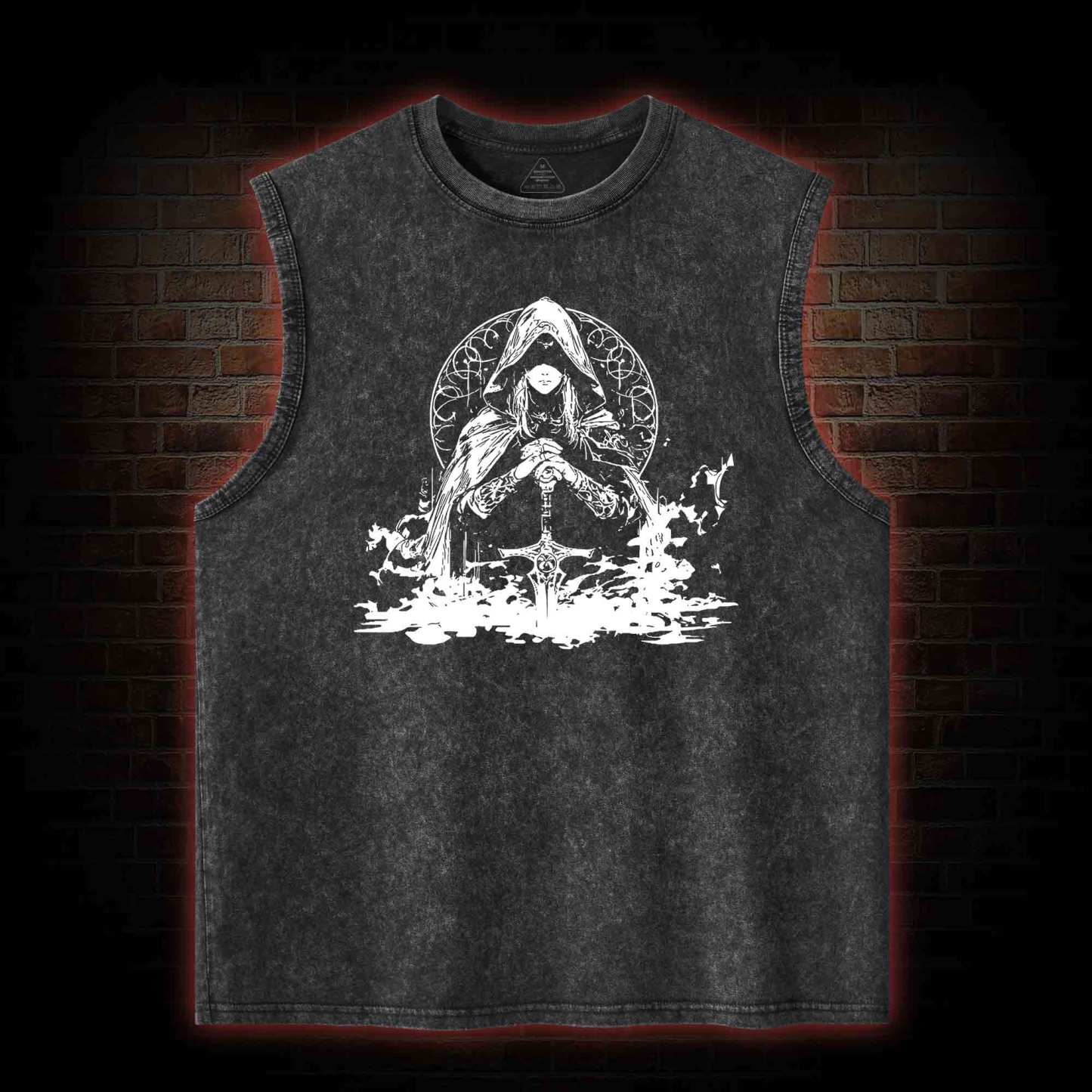 Finger Maiden Washed Tank Top