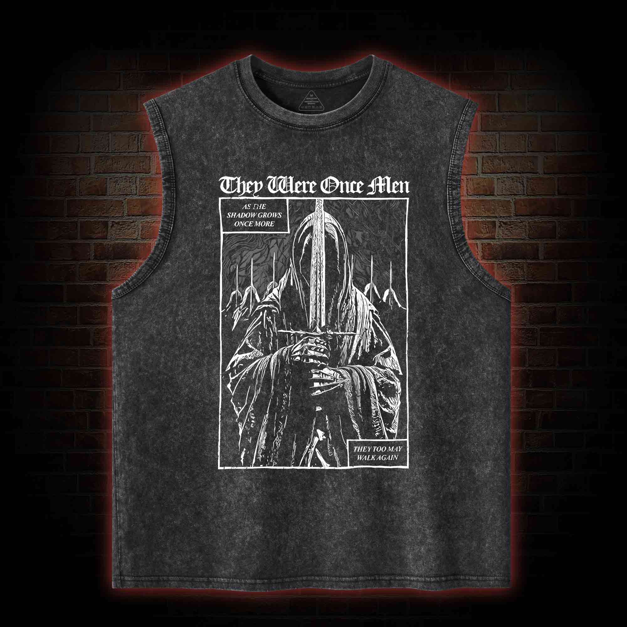 They Were Once Men Washed Tank Top