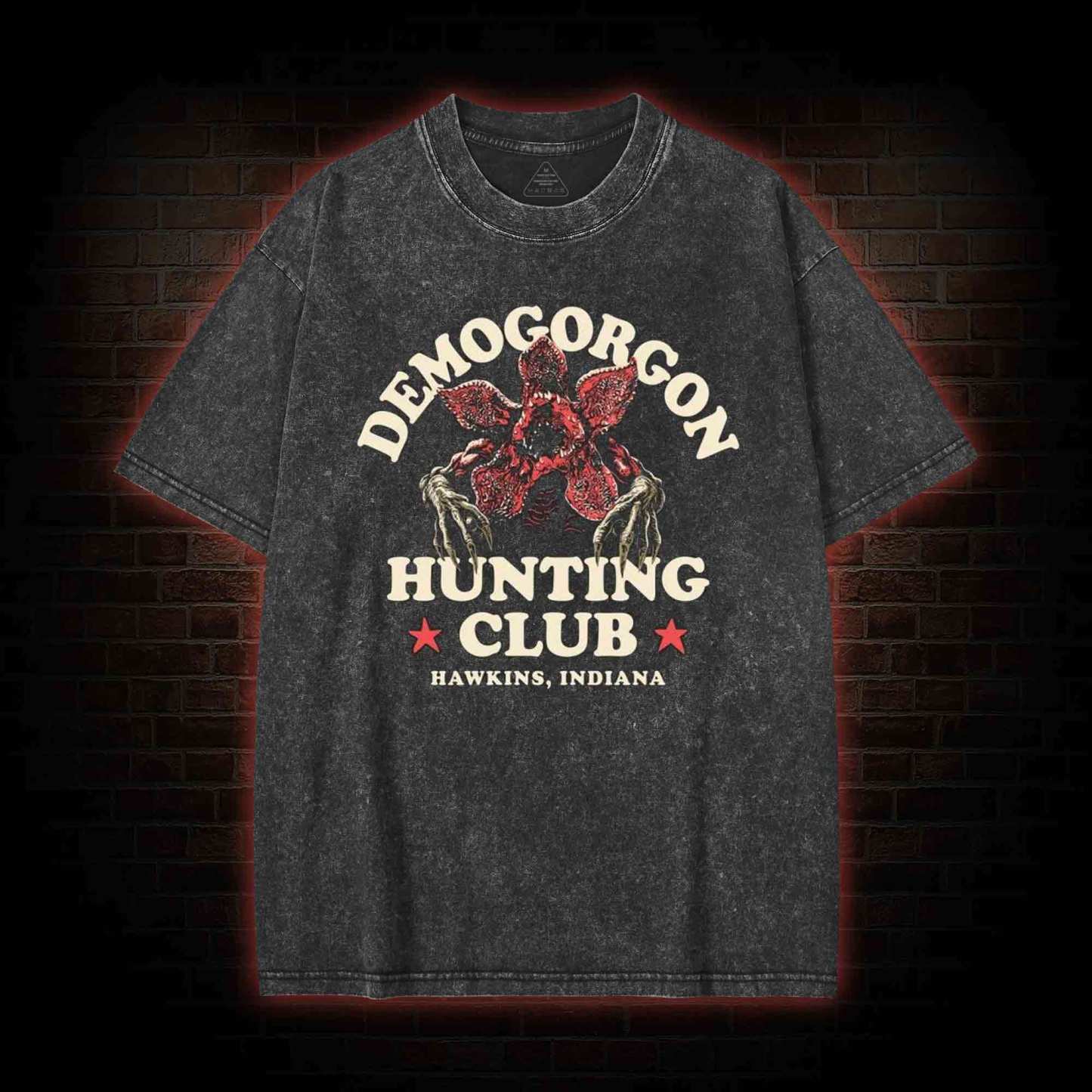 Demogorgon Hunting Club Washed T-shirt