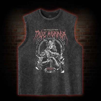 True Horror Washed Tank Top