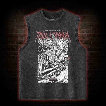 You Will Witness True Horror Washed Tank Top