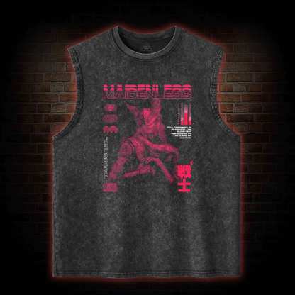 Maidenless Warrior Washed Tank Top