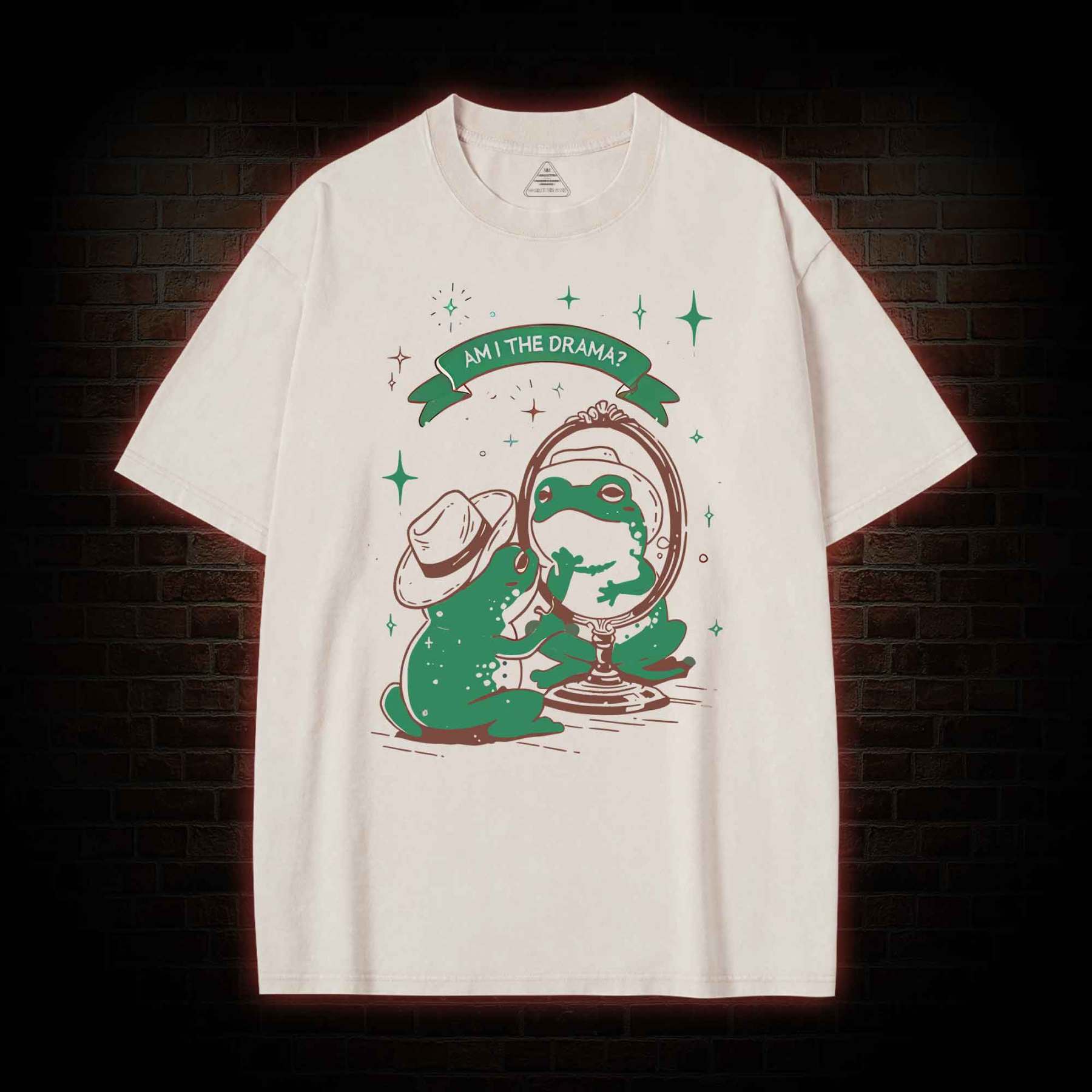 Am I The Drama Washed T-shirt