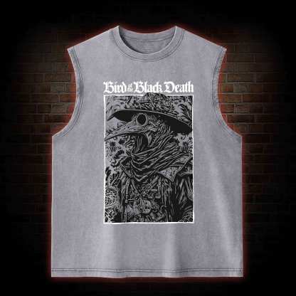 Bird of The Black Death Washed Tank Top