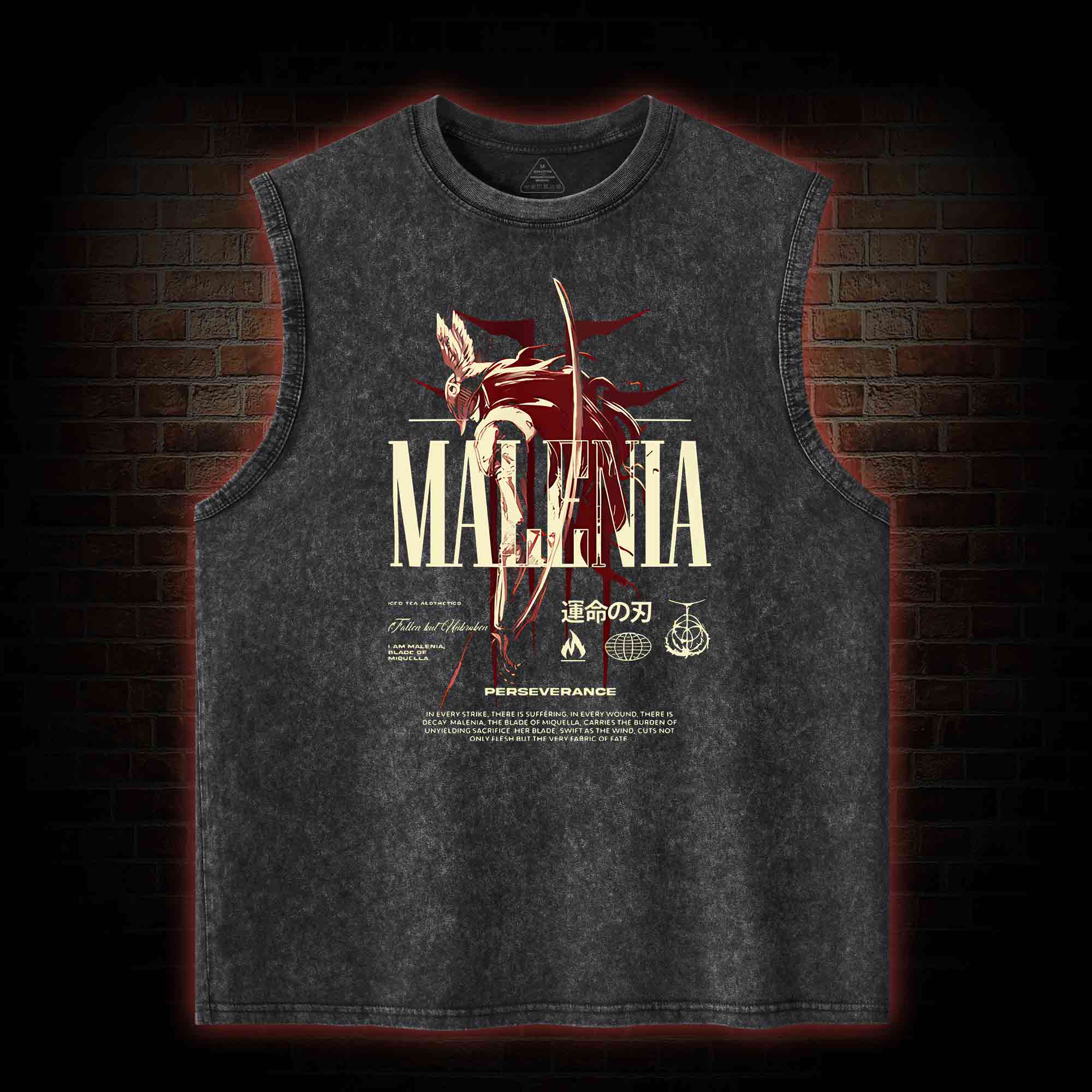 Cursed Goddess Washed Tank Top