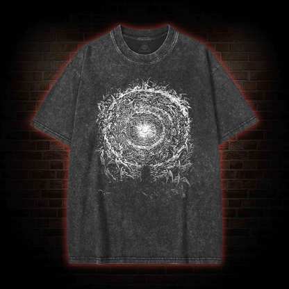 Paradiso Inferno Purgatory Dante Washed T-shirt