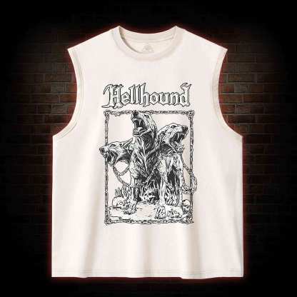 Hell Hound Cerberus Washed Tank Top