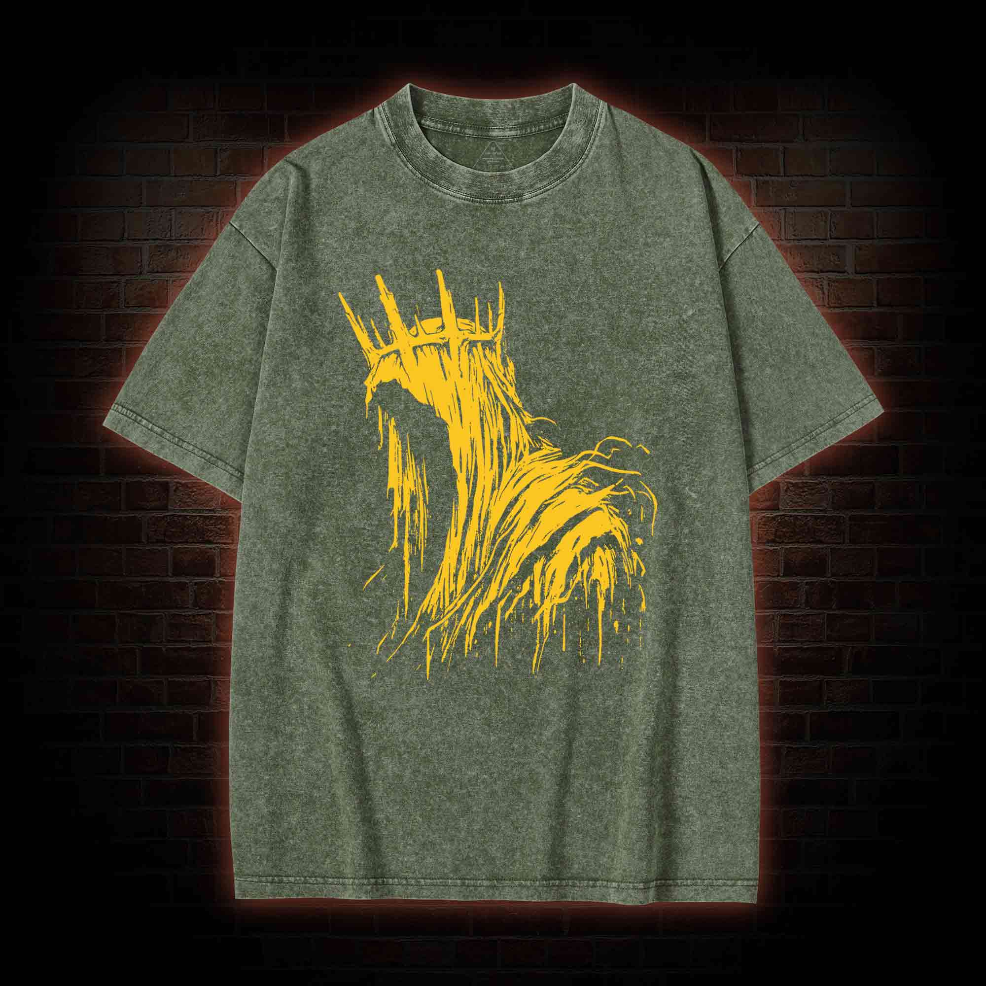 The King in Yellow Cthulhu Washed T-shirt