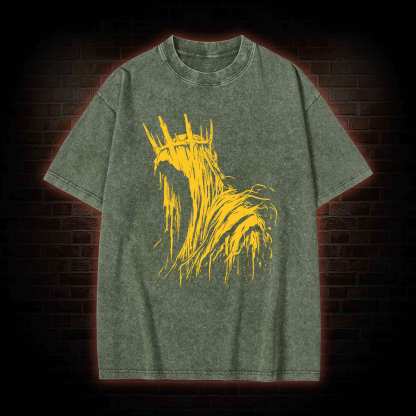 The King in Yellow Cthulhu Washed T-shirt