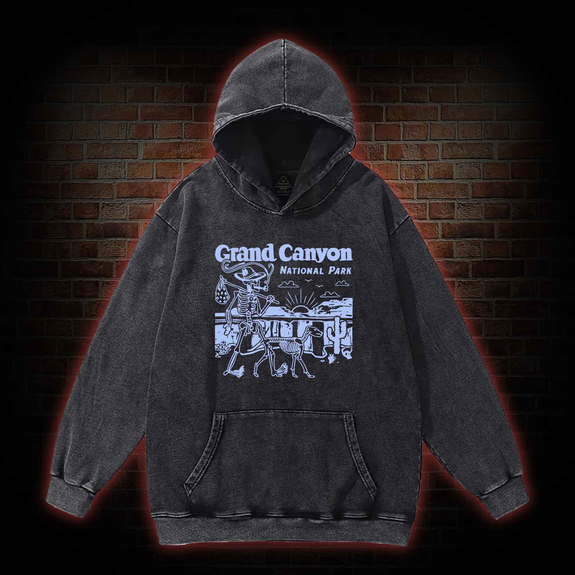 Grand Canyon National Park Washed Hoodie
