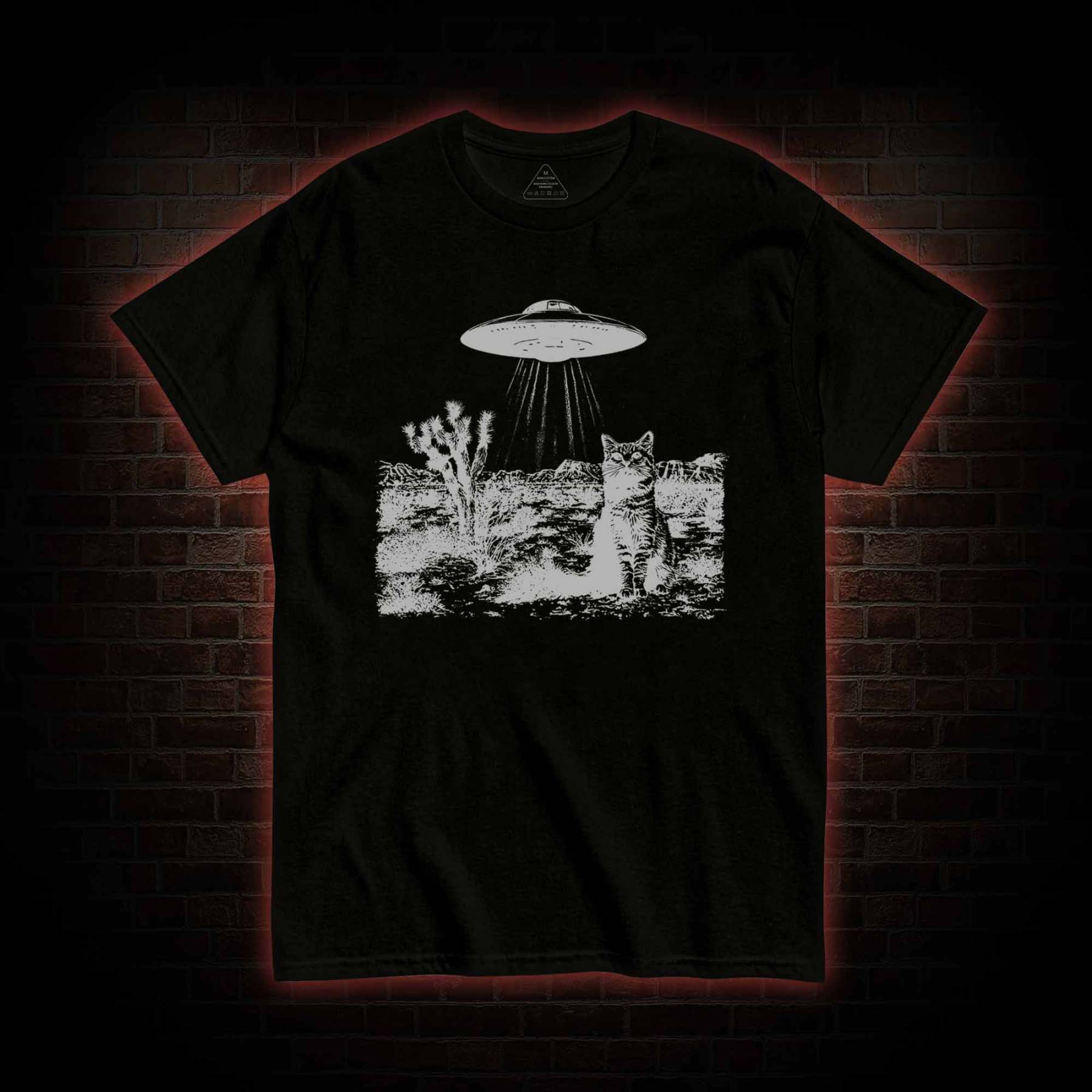 UFO Cowboy Cat T-shirt