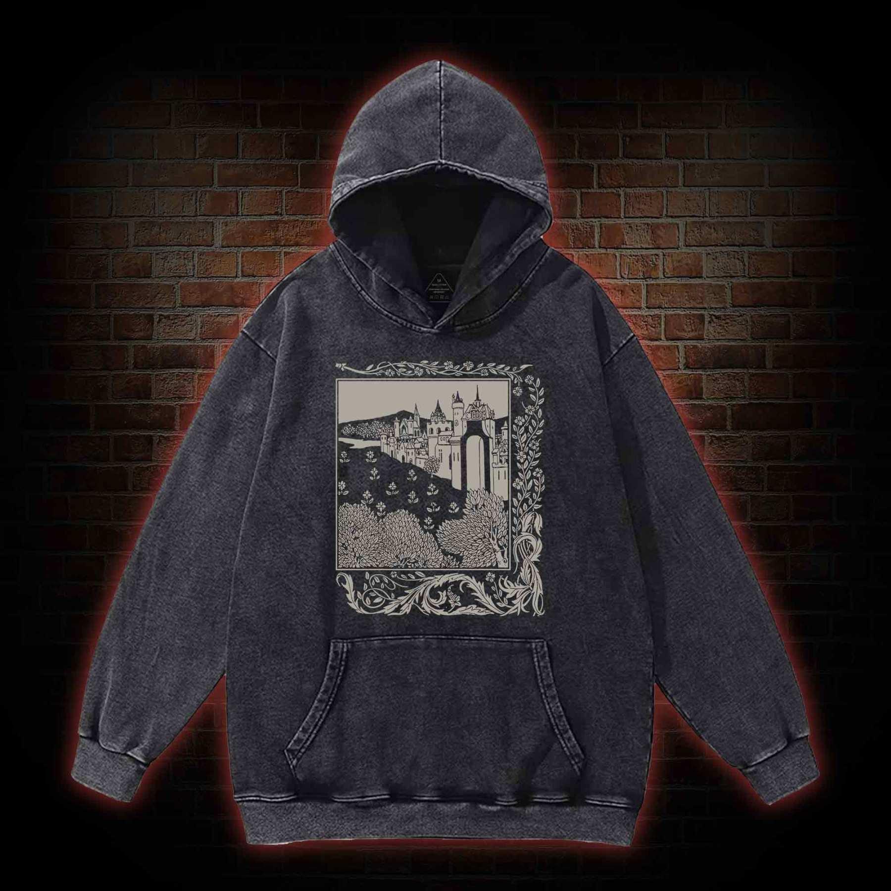 Medieval Castle Washed Hoodie