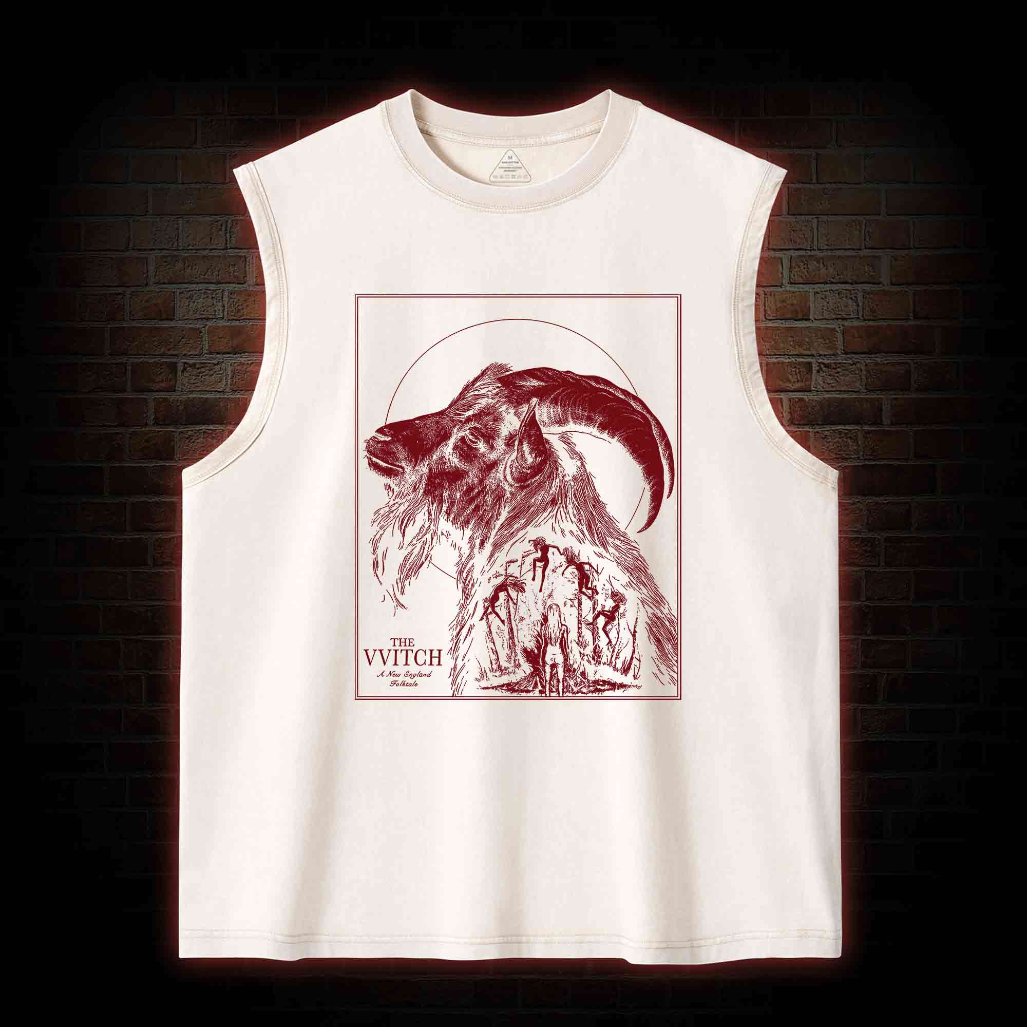 The Witch Vvitch Inspired Black Phillip Washed Tank Top