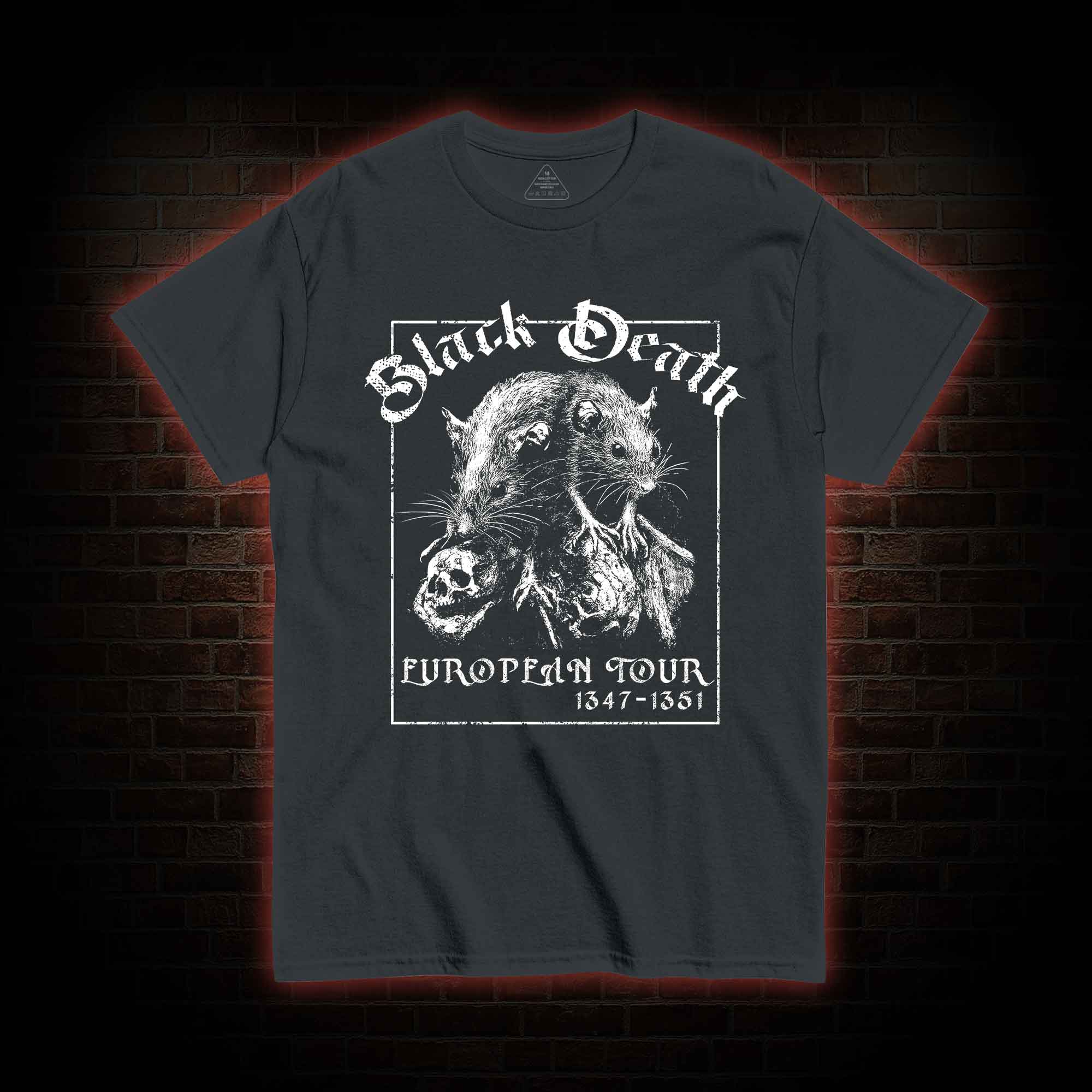 Black Death European Tour T-shirt 