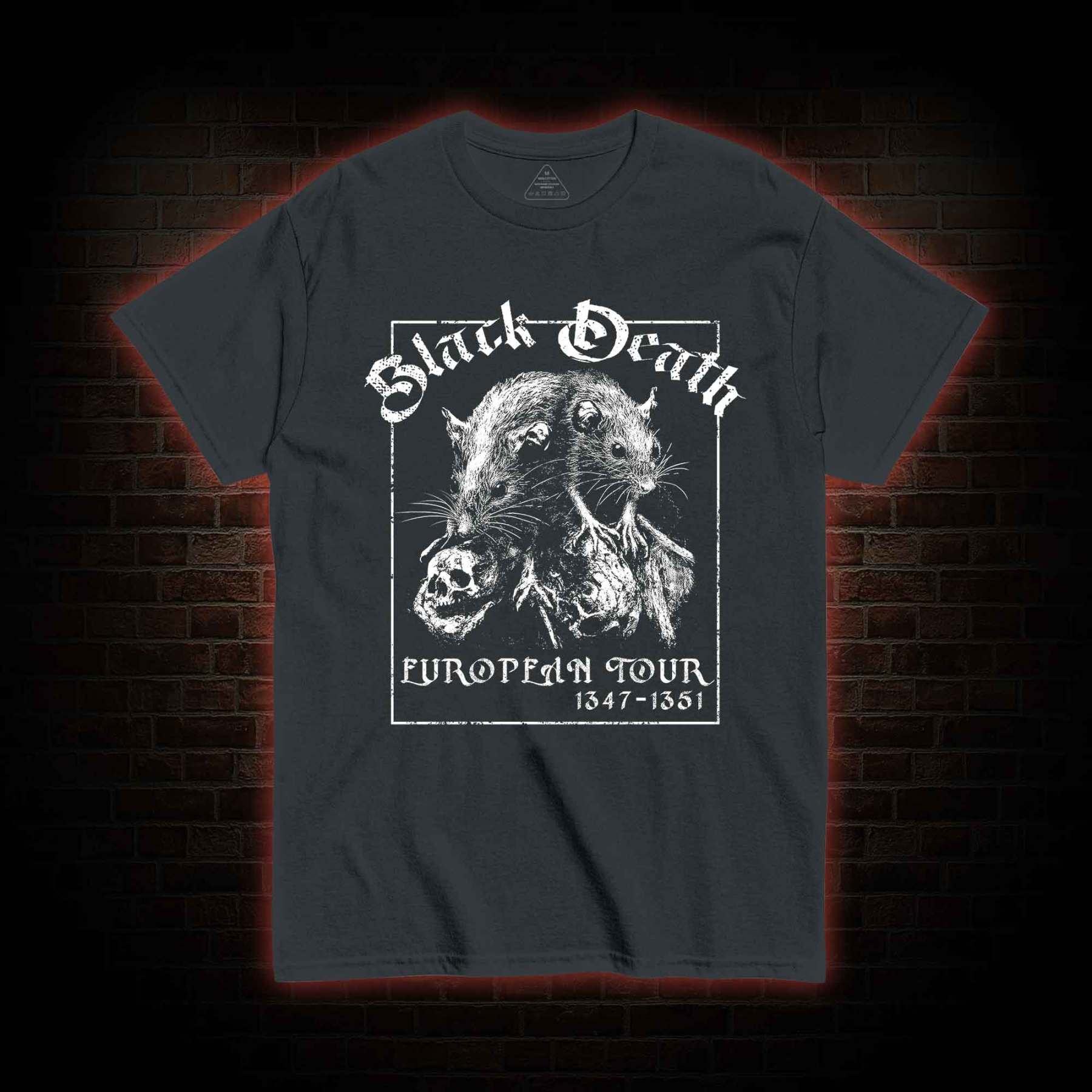 Black Death European Tour T-shirt 