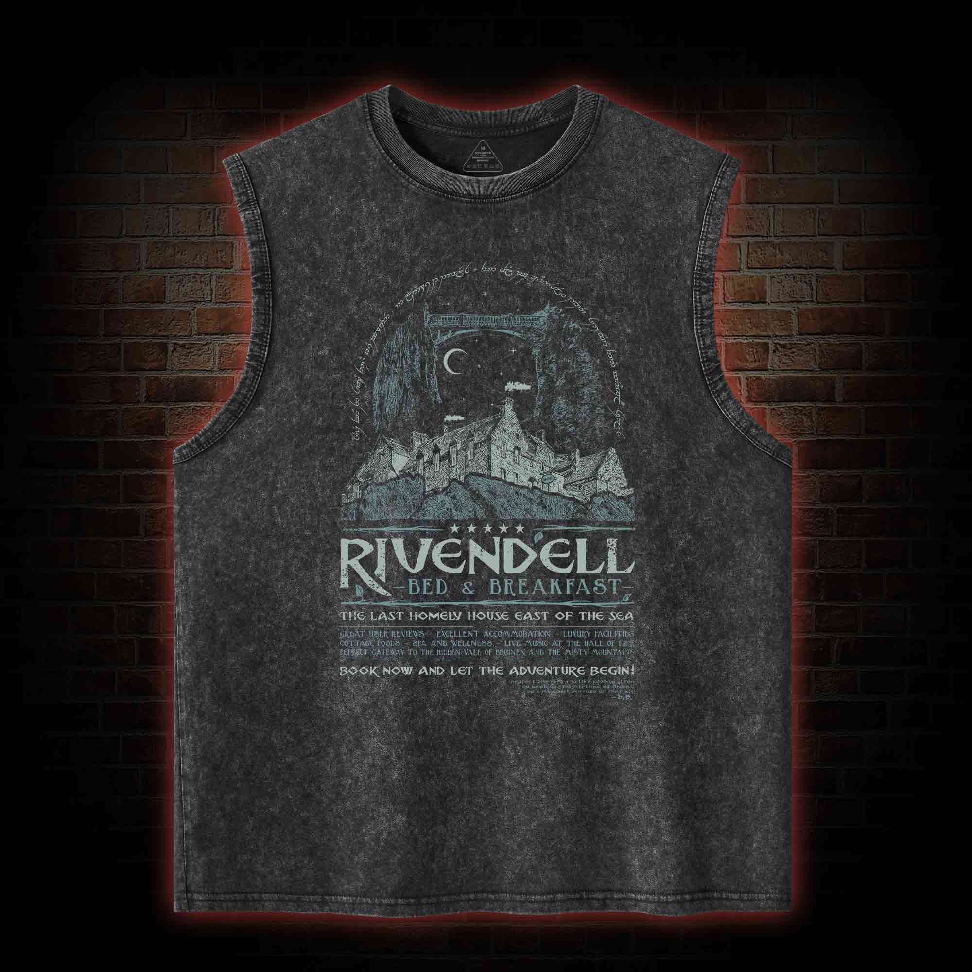 The Home of Elves Washed Tank Top