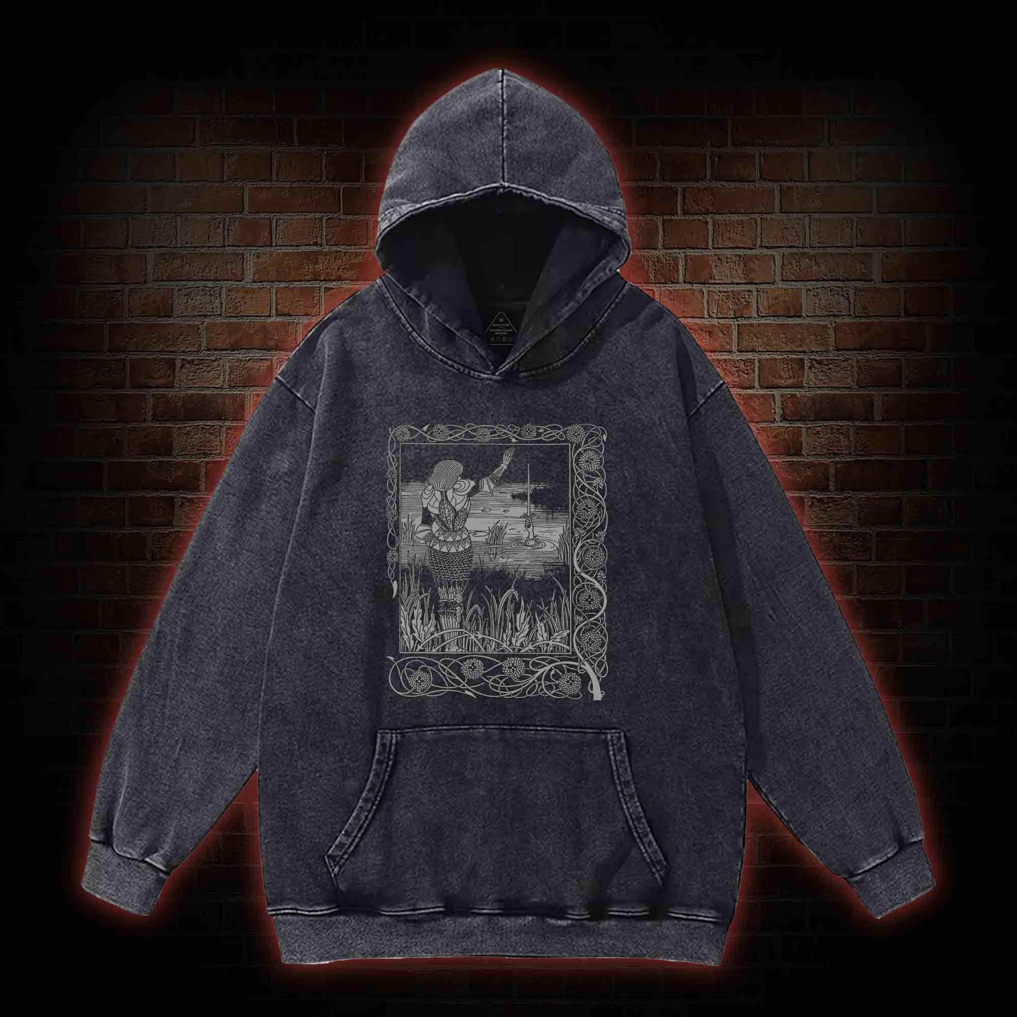 La Mort D'Arthur Washed Hoodie