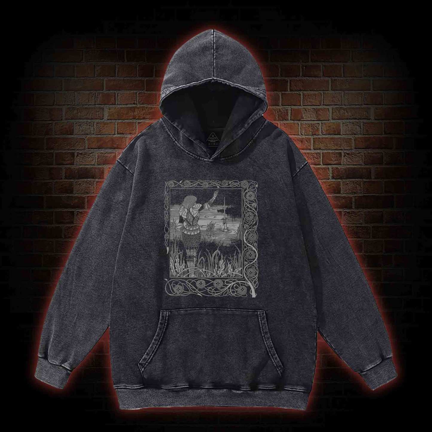 La Mort D'Arthur Washed Hoodie