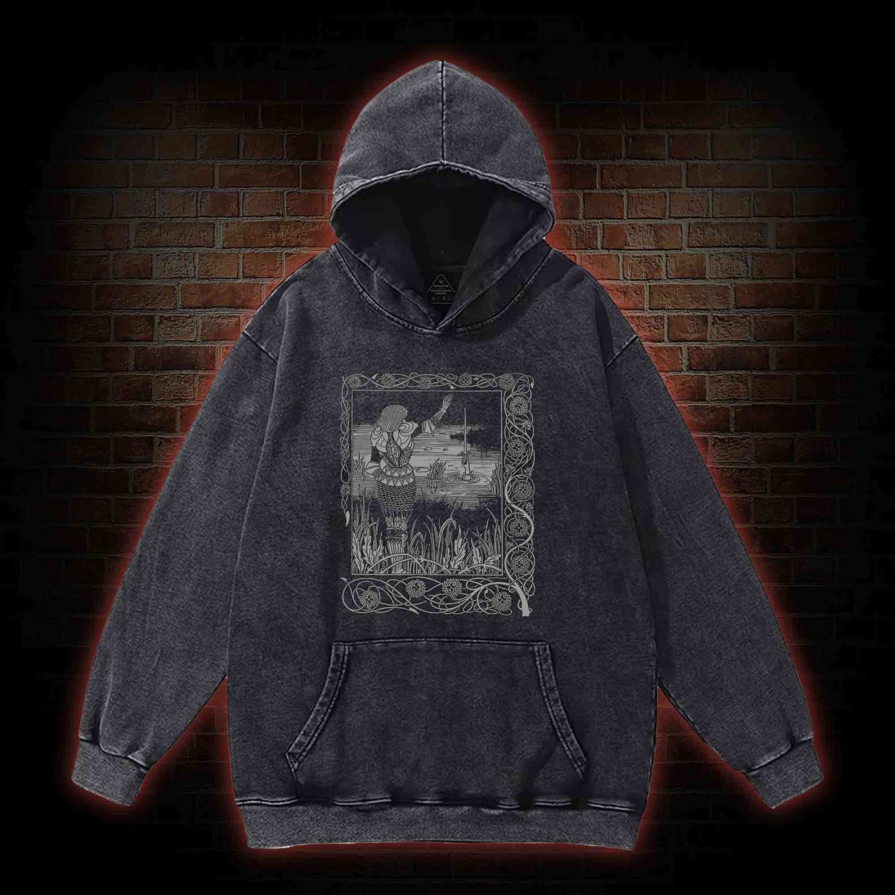 La Mort D'Arthur Washed Hoodie