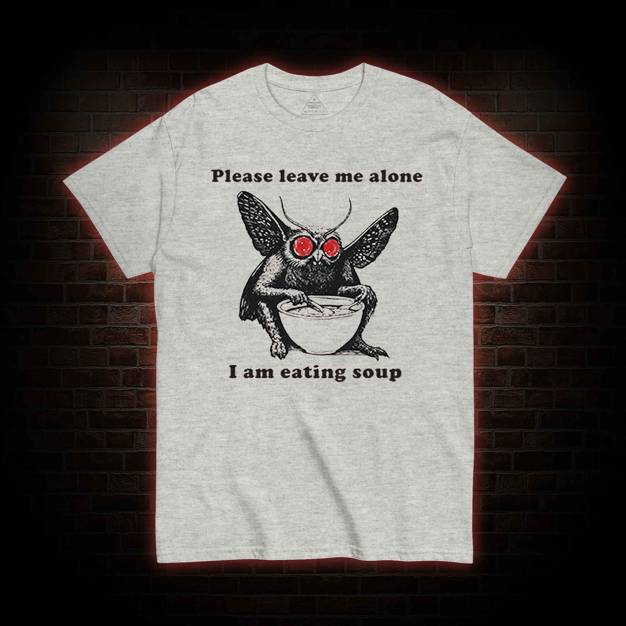 Mothman Eating Soup T-shirt 