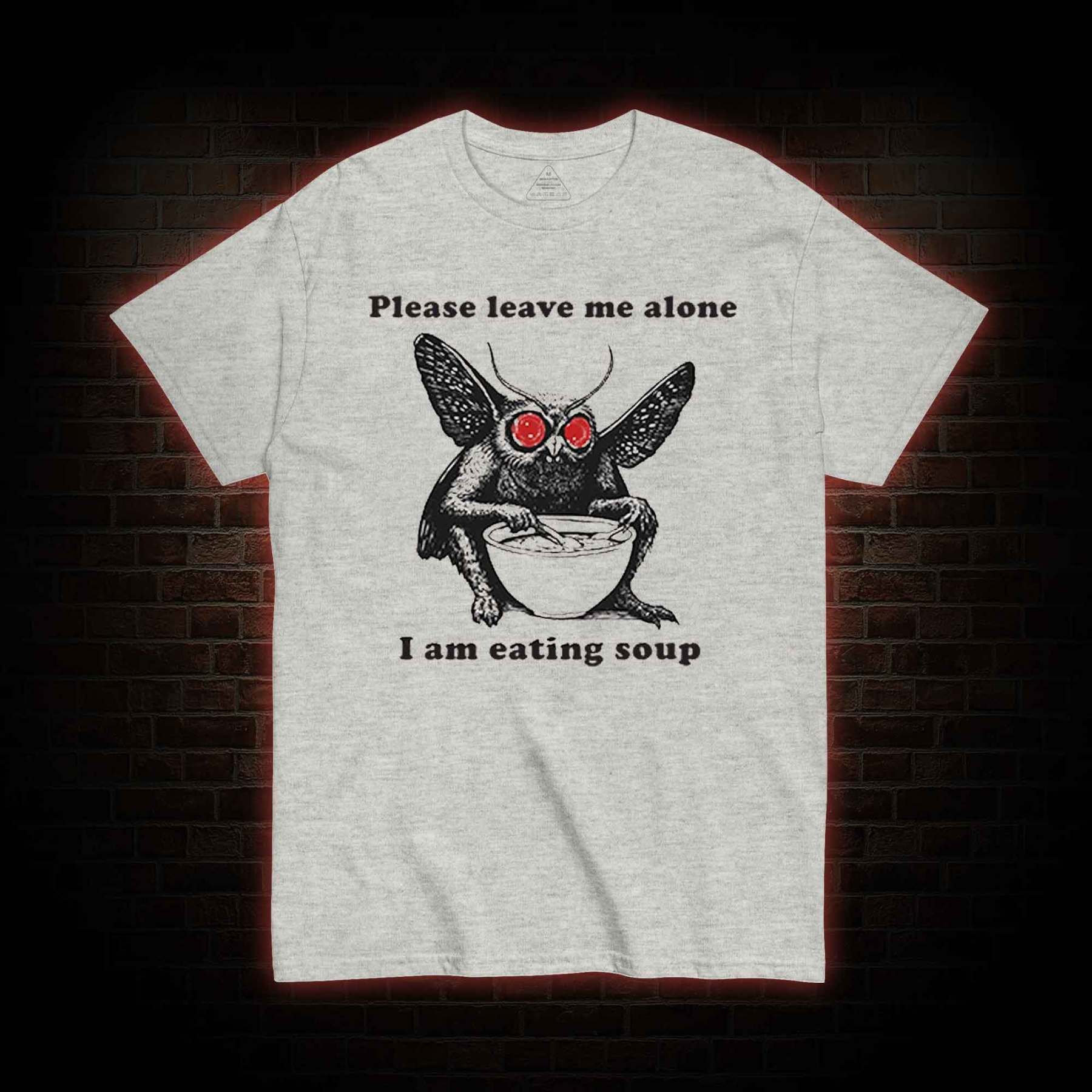 Mothman Eating Soup T-shirt 