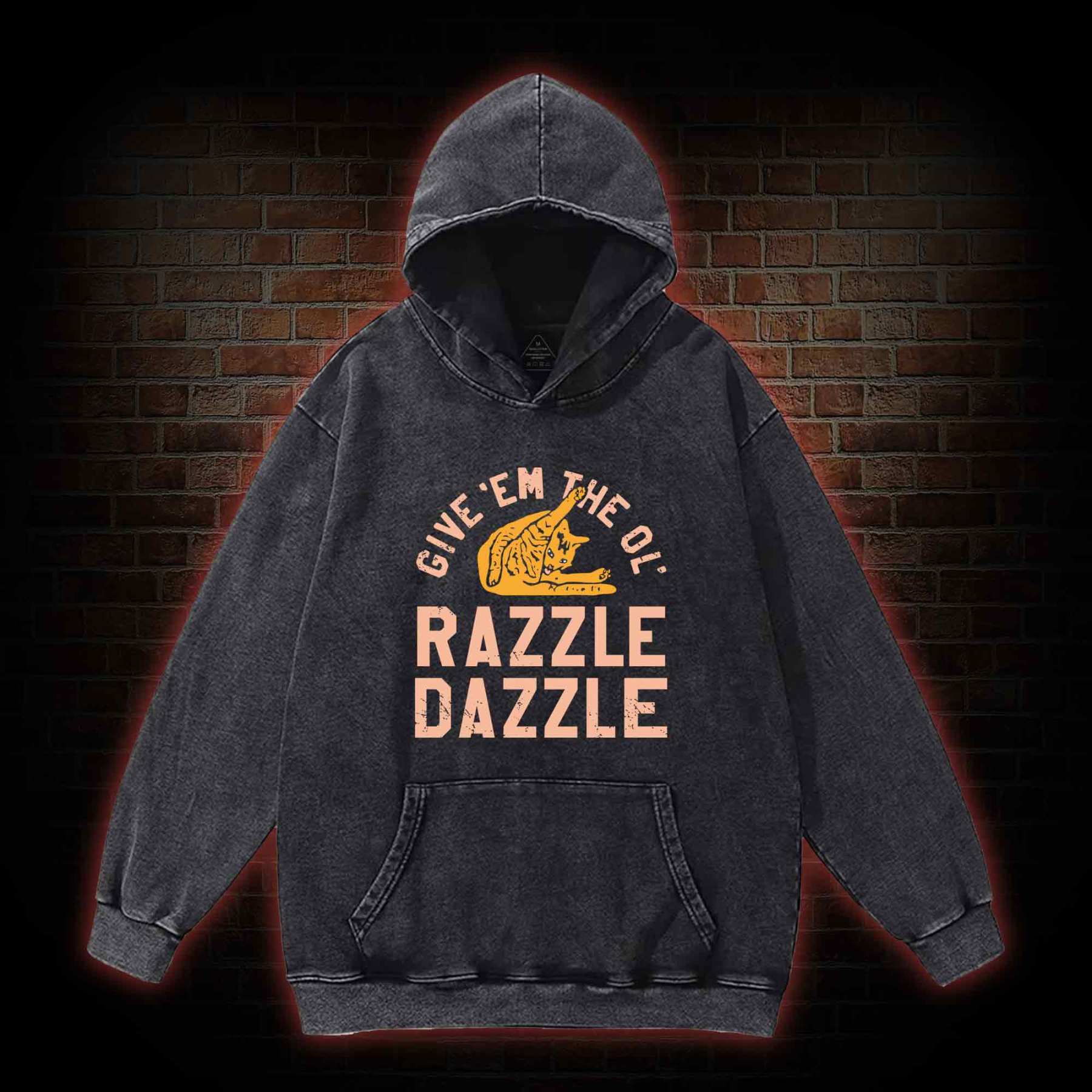 Razzle Dazzle Washed Hoodie