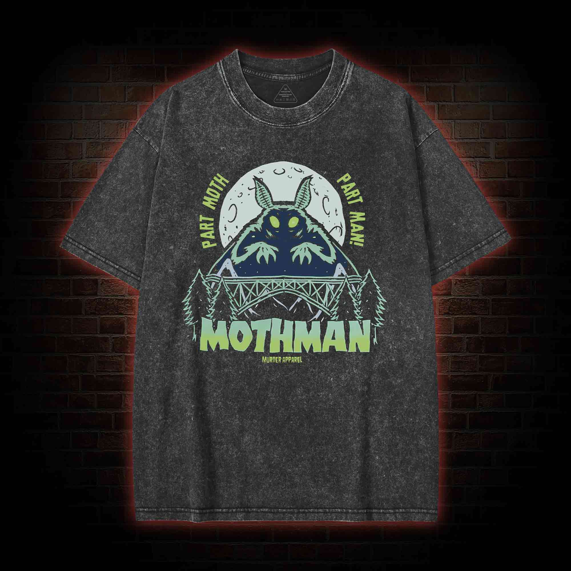 Part Moth Mothman Washed T-shirt