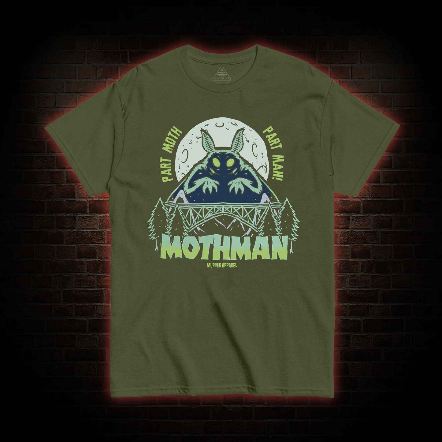 Part Moth Mothman T-shirt
