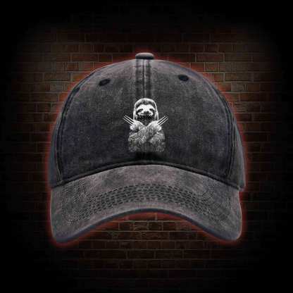Slotherine Washed Vintage Baseball Cap