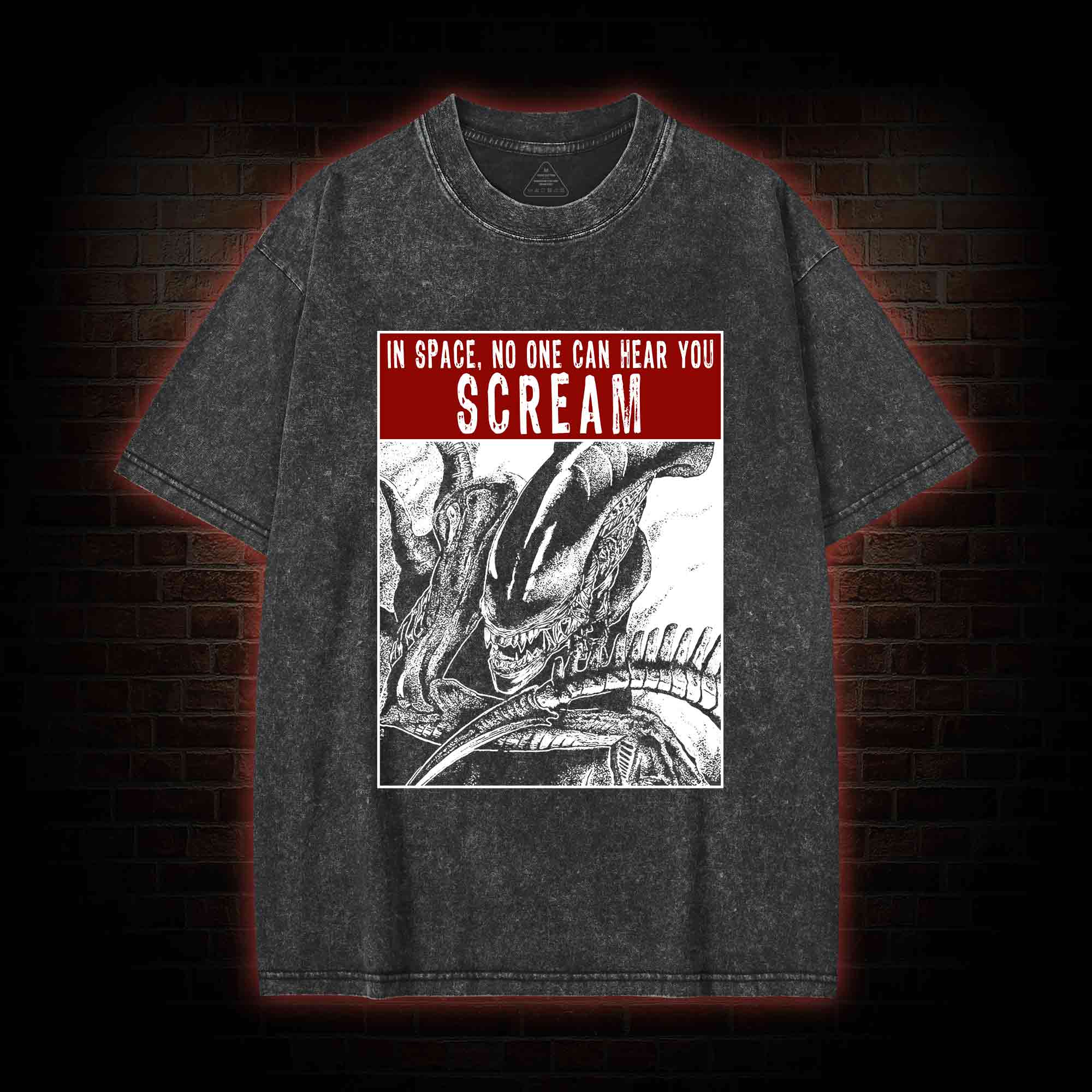 No One Can Hear Your Scream Washed T-shirt