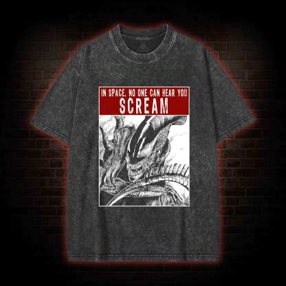 No One Can Hear Your Scream Washed T-shirt