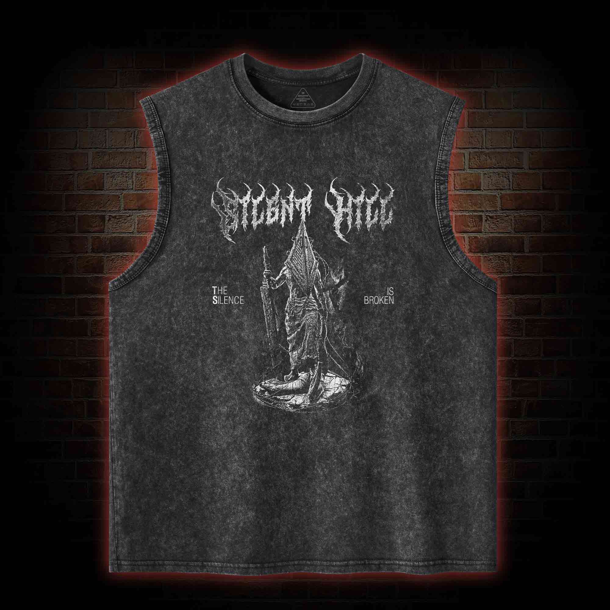 The Silent Is Broken Washed Tank Top