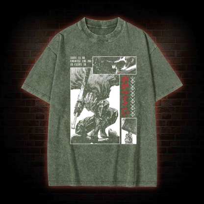 To Wield A Sword is to be Alive Washed T-shirt