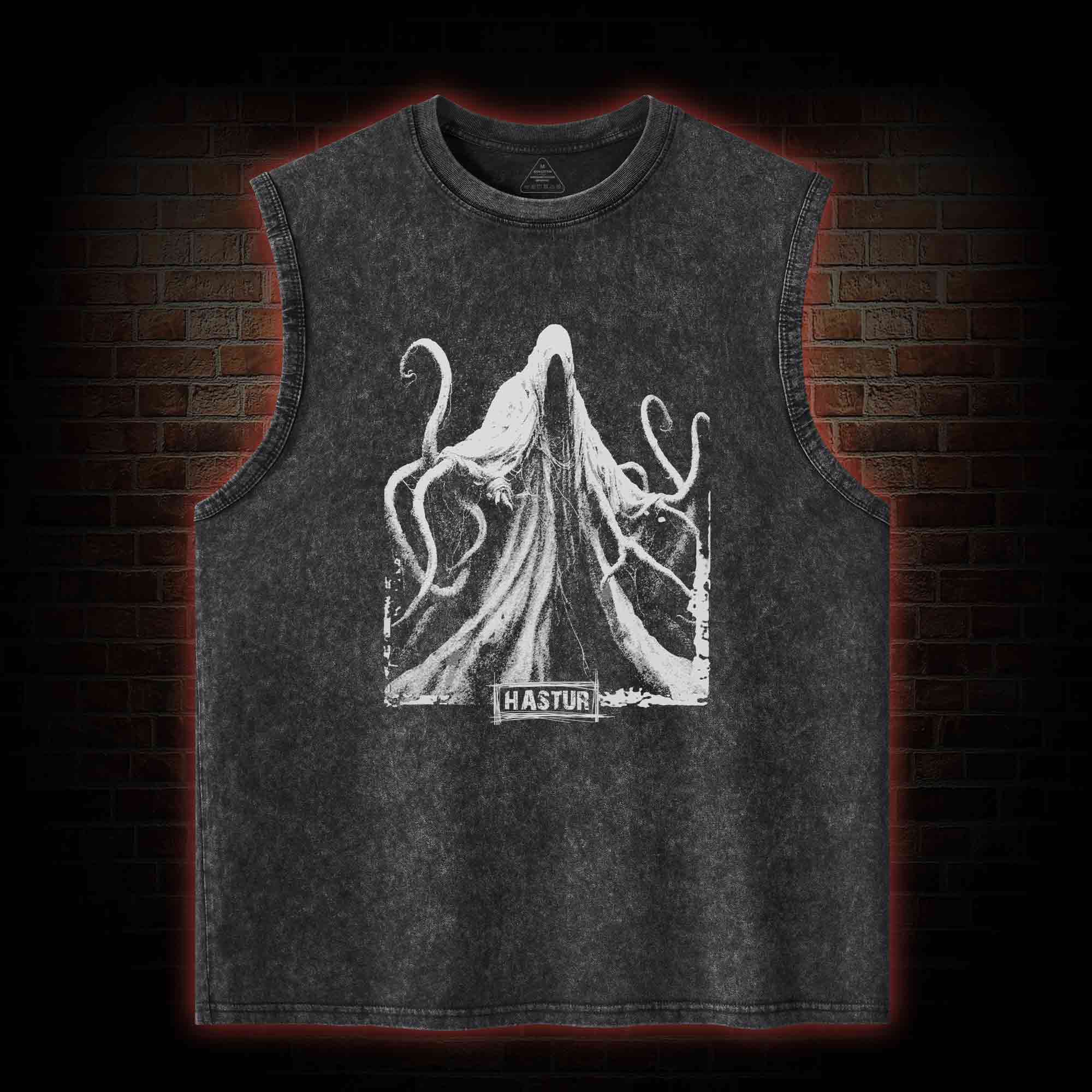 Hastur the Unspeakable Washed Tank Top