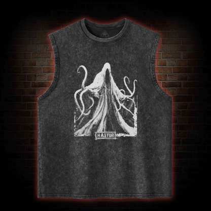 Hastur the Unspeakable Washed Tank Top